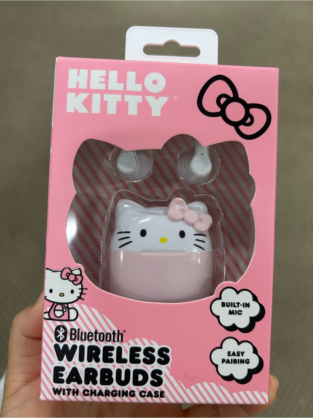 Limited edition Hello Kitty Bluetooth Wireless Earbuds with Charging Case